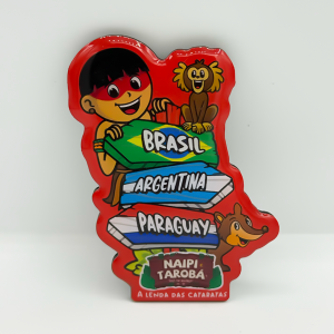 Ímã Resinado Tarobá Vermelho